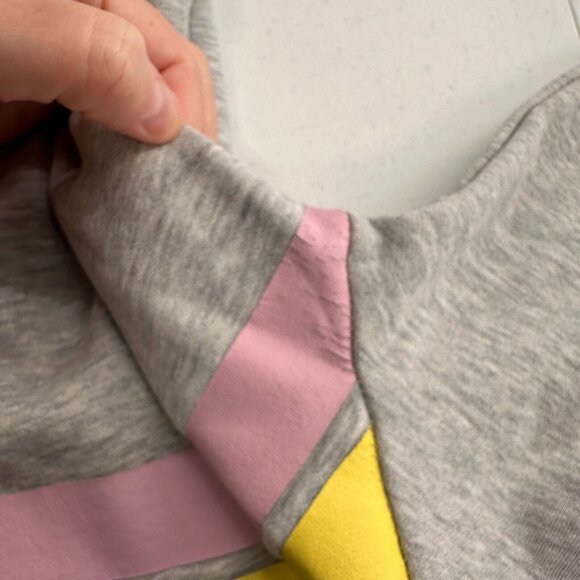 Mountain Warehouse Country To Coast Large Crewneck Sweatshirt Gray Retro Striped - Picture 7 of 7